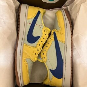 Travis Scott Air Jordan 1 Low Canary